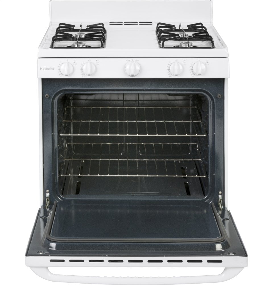Hotpoint RGBS100DMWW Hotpoint® 30" Free-Standing Gas Range