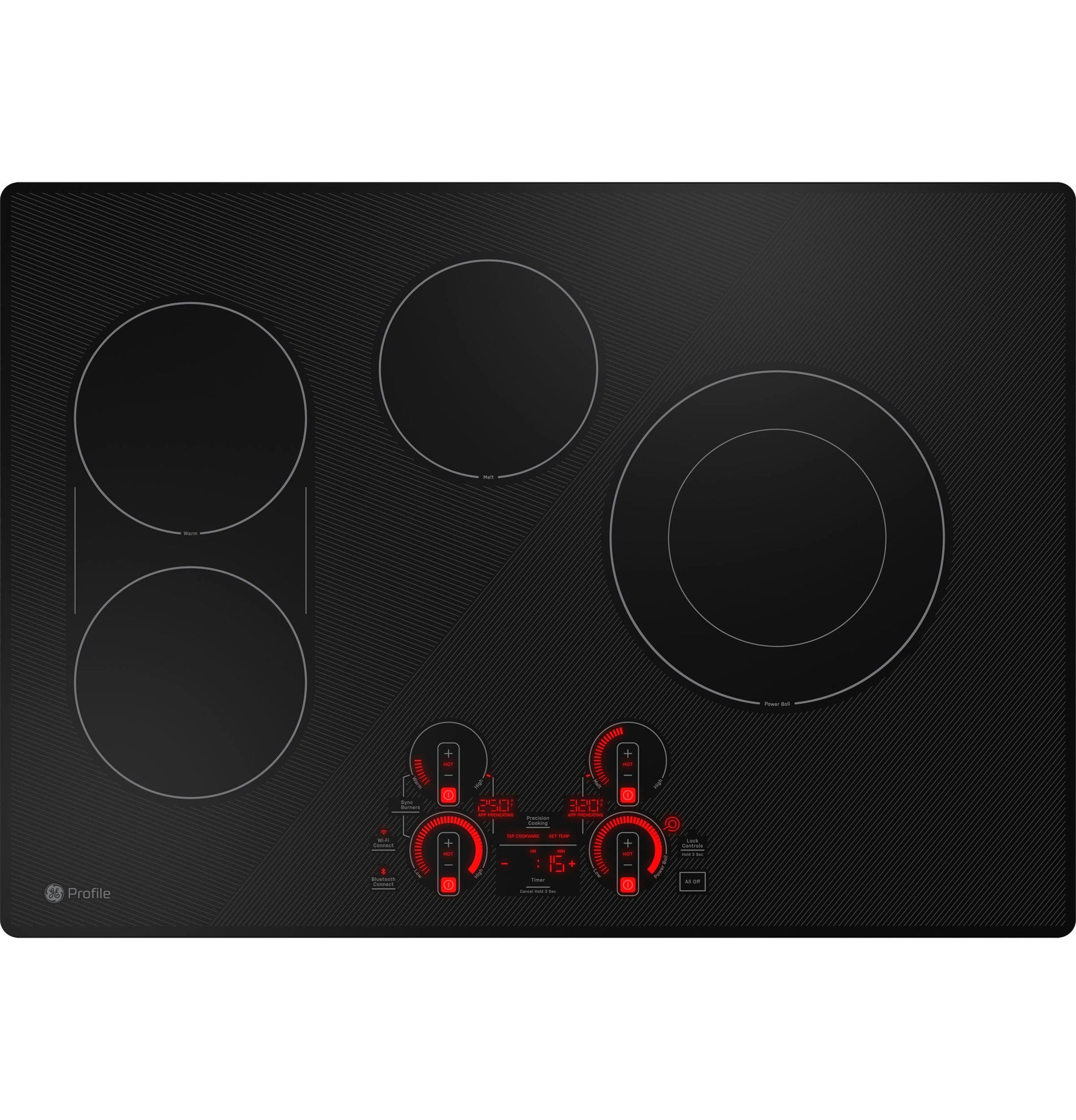 Ge Appliances PEP7030DTBB Ge Profile™ 30" Built-In Touch Control Electric Cooktop
