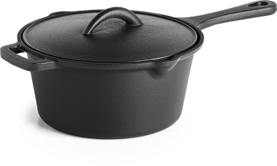 Napoleon Bbq 56051 Cast Iron Sauce Pan With Lid