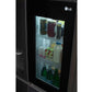 Lg LRSOC2306D 23 Cu. Ft. Side-By-Side Counter-Depth Instaview® Refrigerator With Craft Ice™