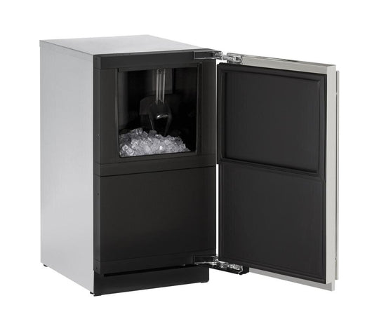 U-Line U3018CLRINT01A 18" Clear Ice Machine Integrated Solid Left-Hand Hinge (No Pump)
