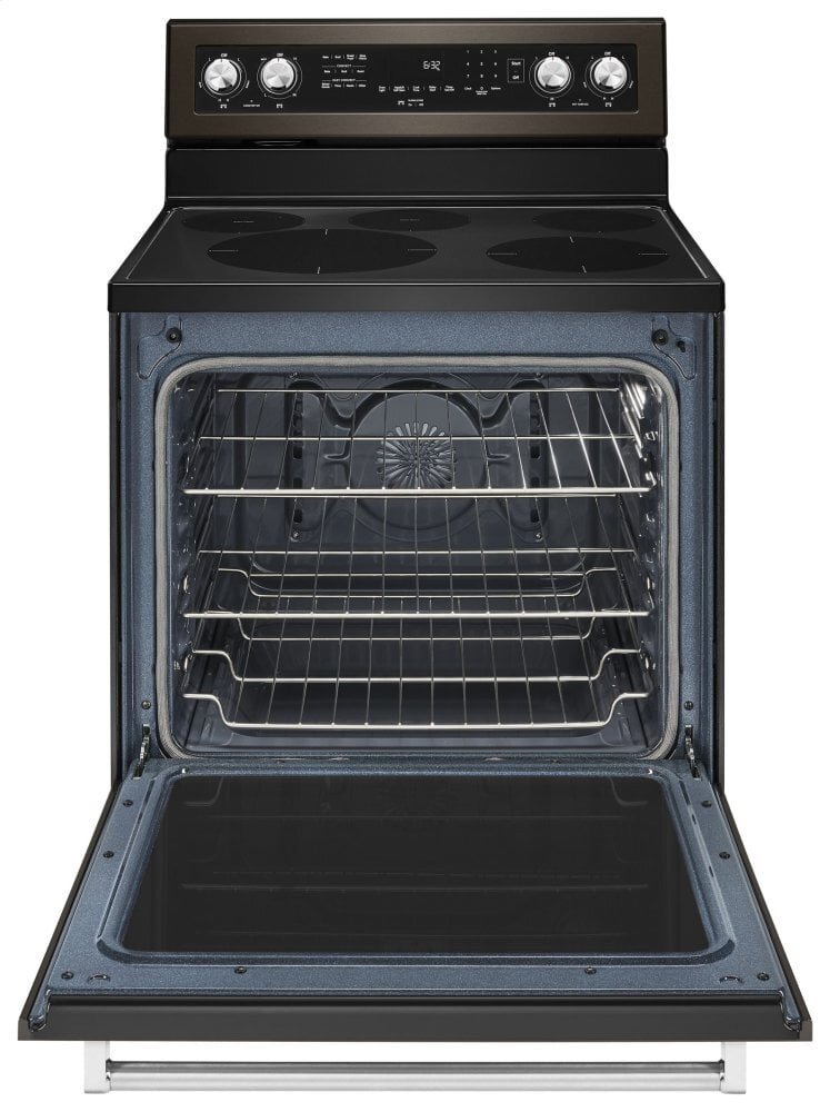 Kitchenaid KFEG500EBS 30-Inch 5-Element Electric Convection Range - Black Stainless Steel With Printshield™ Finish