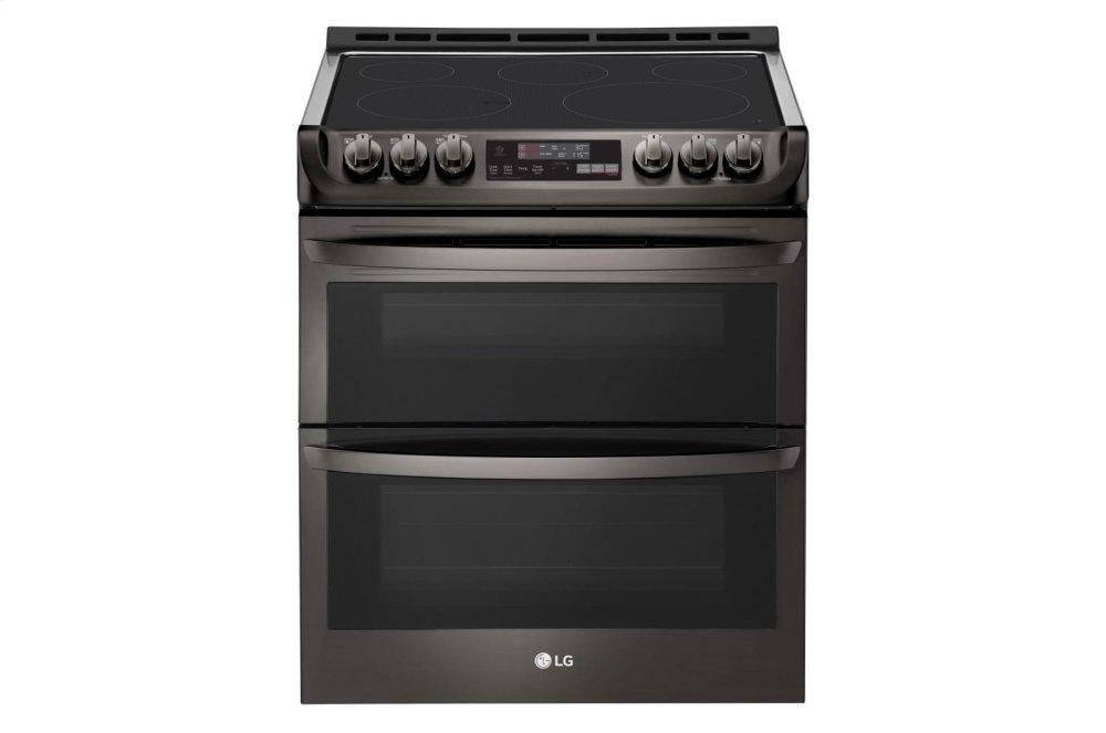 Lg LTE4815BD 7.3 Cu. Ft. Smart Wi-Fi Enabled Electric Double Oven Slide-In Range With Probake Convection® And Easyclean®