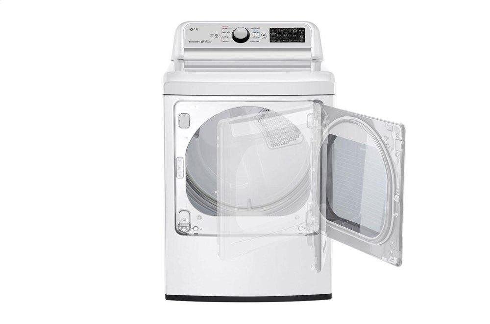 Lg DLE7300WE 7.3 Cu. Ft. Smart Wi-Fi Enabled Electric Dryer With Sensor Dry Technology