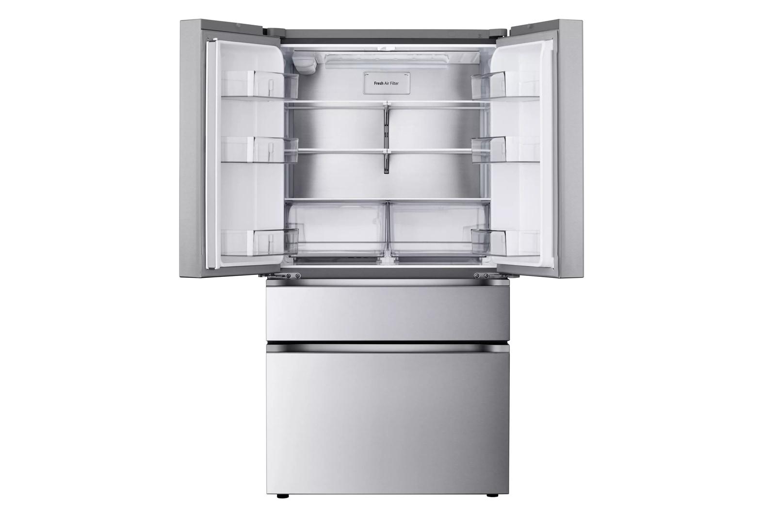 Lg LF30S8210S 30 Cu. Ft. Smart Standard-Depth Max™ 4-Door French Door Refrigerator With Full-Convert Drawer™