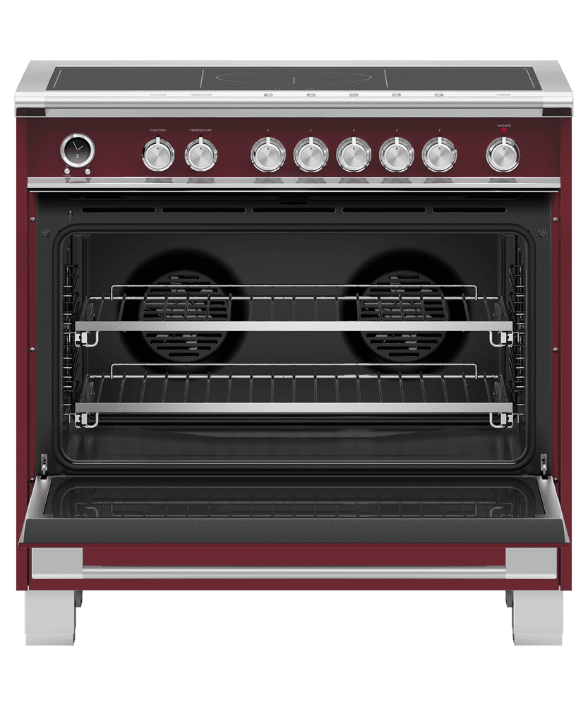 Fisher & Paykel OR36SCI6R1 Induction Range, 36", 5 Zones With Smartzone, Self-Cleaning