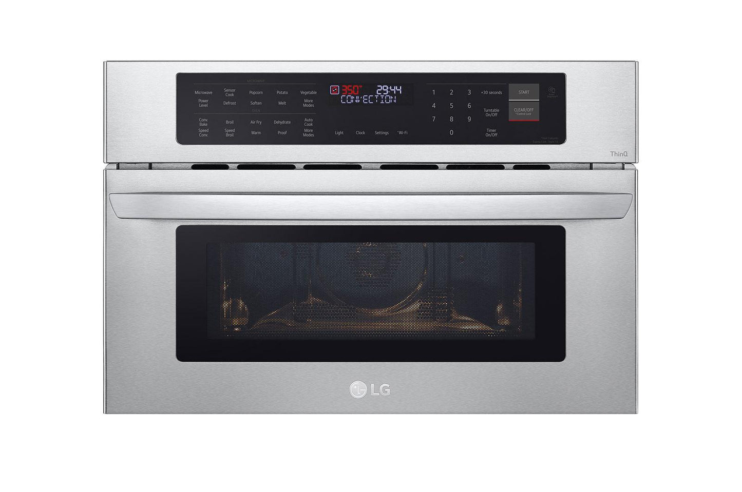 Lg MZBZ1715S 1.7 Cu. Ft. Smart Wi-Fi Enabled Built-In Speed Oven & Microwave