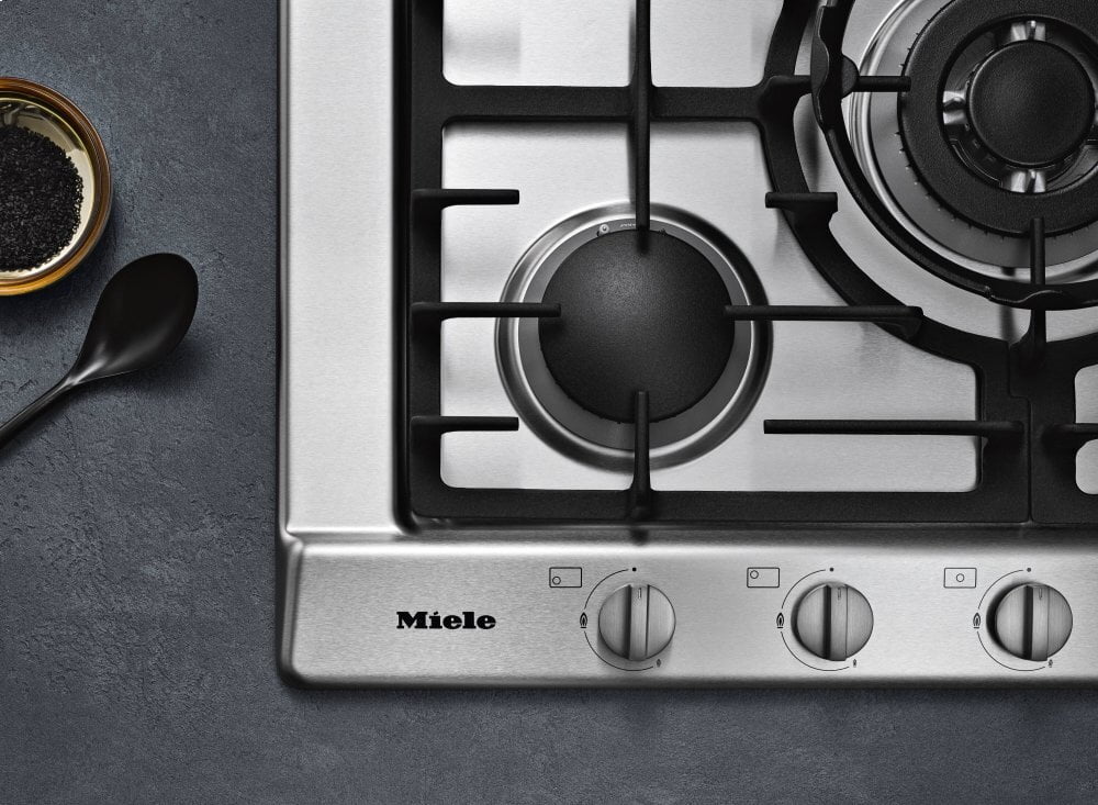 Miele KM2032G Km 2032 G - Gas Cooktop With 5 Burners For Particularly Versatile Cooking Convenience.