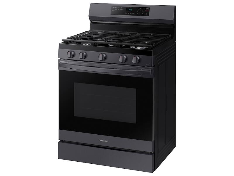 Samsung NX60A6511SG 6.0 Cu. Ft. Smart Freestanding Gas Range With No-Preheat Air Fry & Convection In Black Stainless Steel