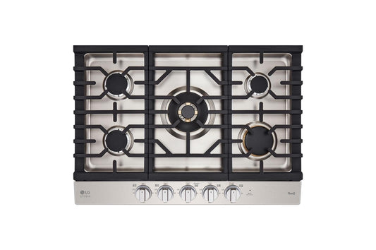 Lg CBGS3028S Lg Studio 30" Ultraheat™ Gas Cooktop With Easyclean®
