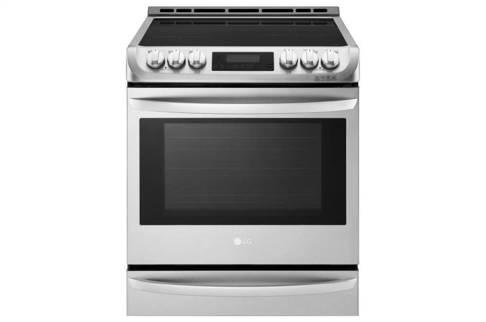 Lg LSE4617ST 6.3 Cu. Ft. Smart Wi-Fi Enabled Induction Slide-In Range With Probake Convection® And Easyclean®