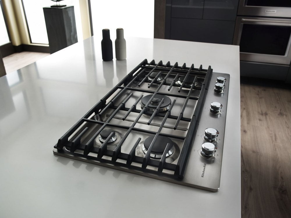 30" 5-Burner Gas Cooktop with Multi-Finish Knobs - Thumbnail 4