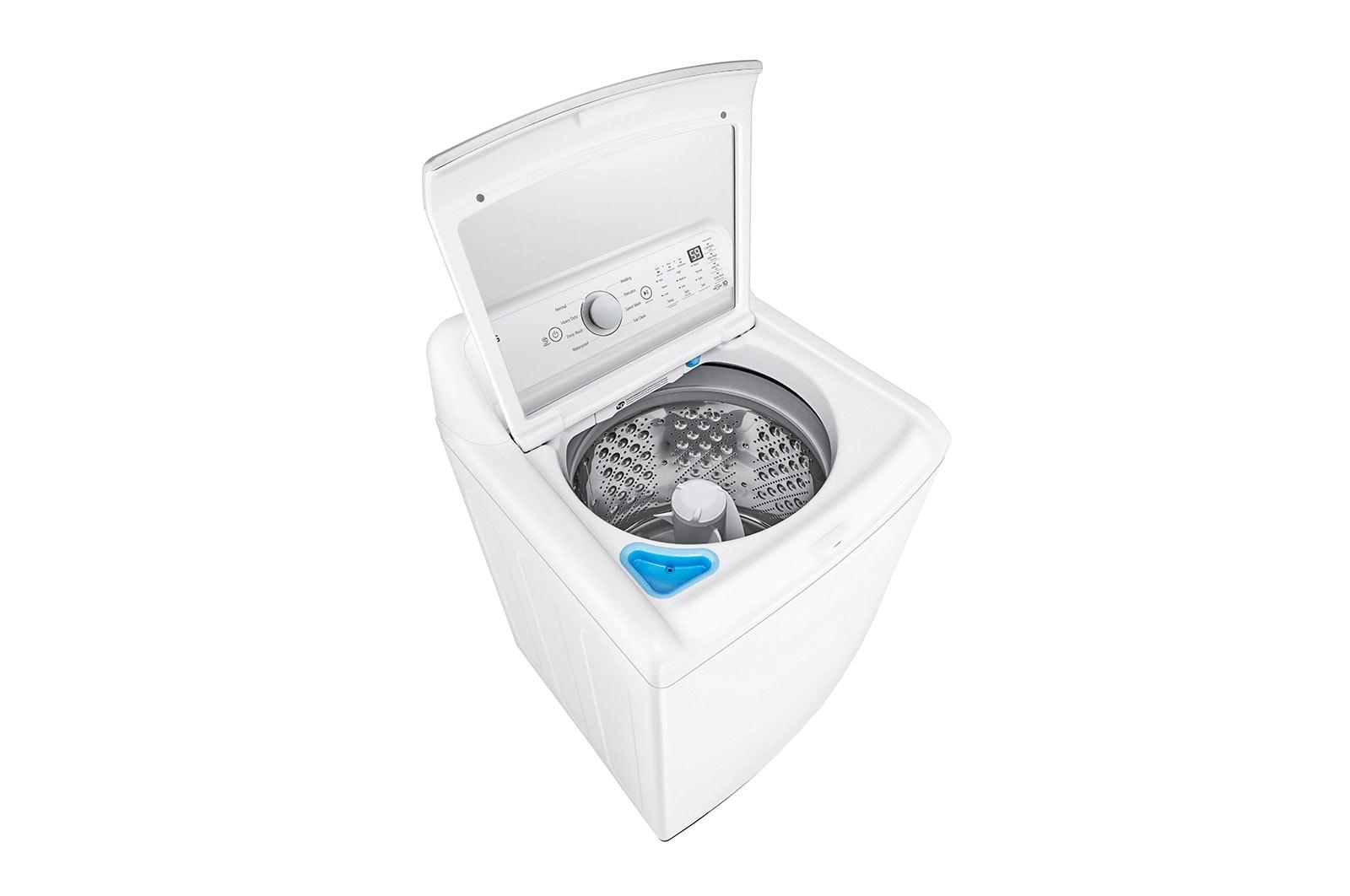 Lg WT7155CW 4.8 Cu. Ft. Mega Capacity Top Load Washer With 4-Way&#8482; Agitator & Turbodrum&#8482; Technology