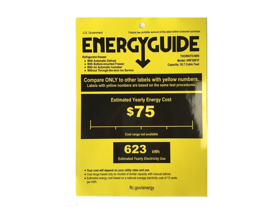 Thor Kitchen HRF3601F Stainless Steel French Door Refrigerator