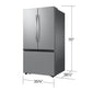 Samsung RF32CG5100SR 32 Cu. Ft. Mega Capacity 3-Door French Door Refrigerator With Dual Auto Ice Maker In Stainless Steel