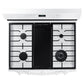 Samsung NX60A6511SW 6.0 Cu. Ft. Smart Freestanding Gas Range With Integrated Griddle In White