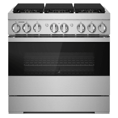 Jennair JDRP436HM Noir 36" Dual-Fuel Professional Range