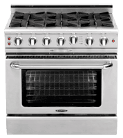 Capital CGSR366 Culinarian 36" Gas Self Clean Range