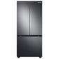 Samsung RF22A4121SG 22 Cu. Ft. Smart 3-Door French Door Refrigerator In Black Stainless Steel
