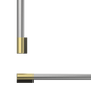 Fisher & Paykel AHP3RD3084WBA Professional Round Flush Handle Kit For Integrated Refrigerator Freezer, 30