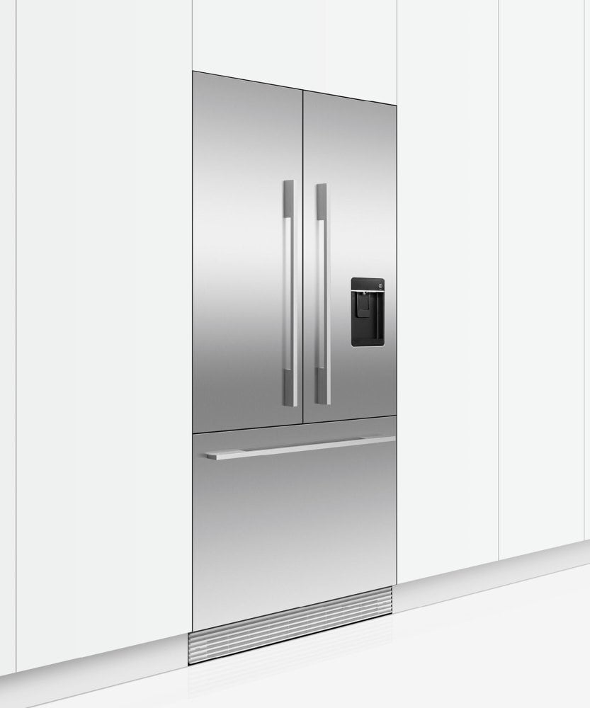 Fisher & Paykel RS32A72U1 Integrated French Door Refrigerator Freezer, 32", Ice & Water