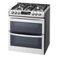 Lg LTG4715ST 6.9 Cu. Ft. Smart Wi-Fi Enabled Gas Double Oven Slide-In Range With Probake Convection® And Easyclean®