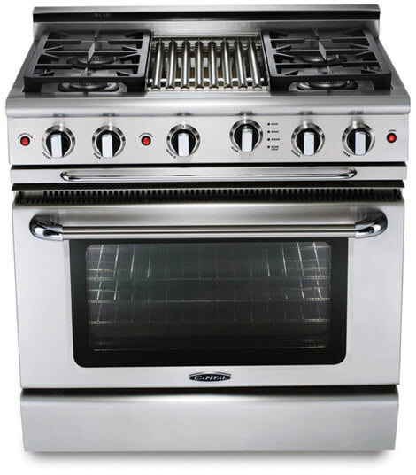 Capital CGSR362B2 Culinarian 36" Gas Self Clean Range