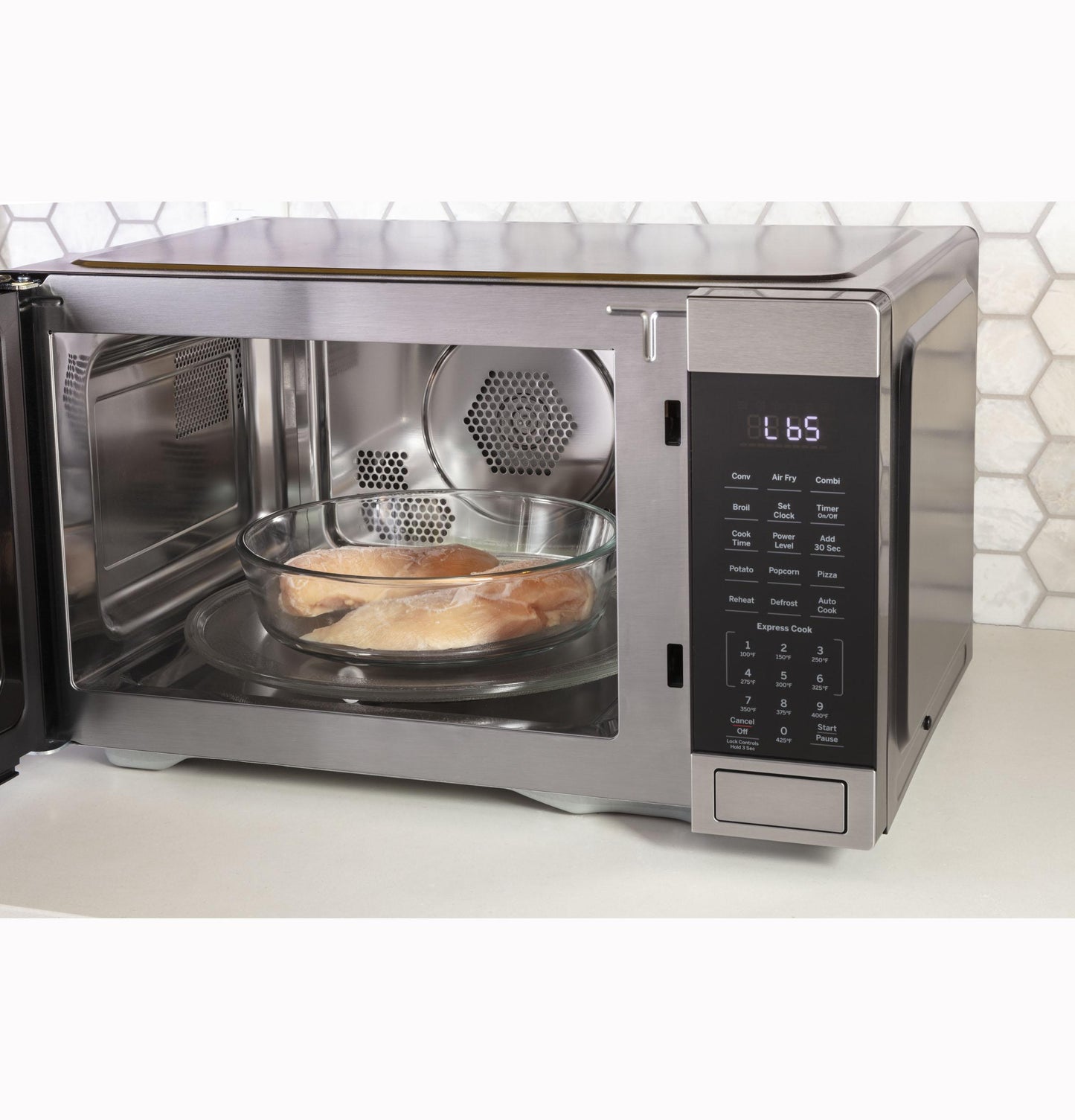 Ge Appliances JES1109RRSS Ge® 1.0 Cu. Ft. Capacity Countertop Convection Microwave Oven With Air Fry