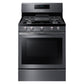 Samsung NX58T7511SG 5.8 Cu. Ft. Freestanding Gas Range With Air Fry And Convection In Black Stainless Steel