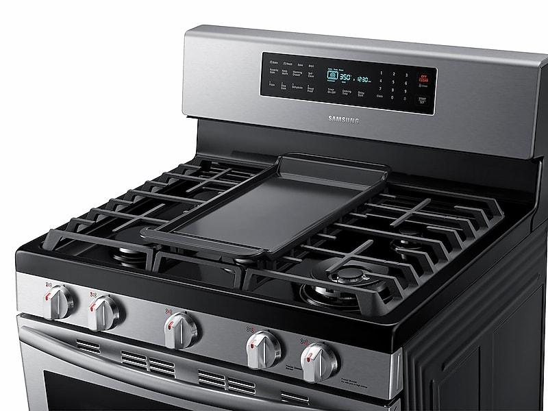 Samsung NX58H5650WS 5.8 Cu. Ft. Gas Range With True Convection In Stainless Steel