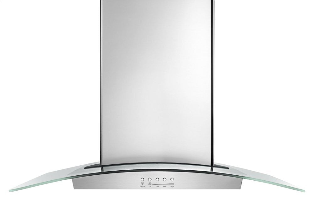 Kitchenaid WVW75UC0DS 30" Modern Glass Wall Mount Range Hood - Stainless Steel