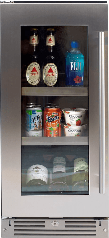 Xo Appliance XOU15BCGSL 15In Beverage Center Ss Glass Lh