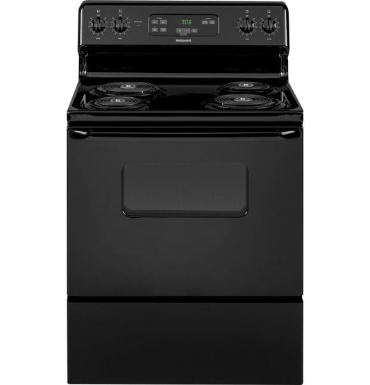 Hotpoint RBS360DMBB Hotpoint® 30" Free-Standing Standard Clean Electric Range