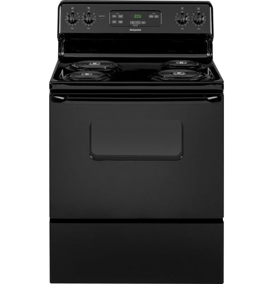 Hotpoint RBS360DMBB Hotpoint® 30" Free-Standing Standard Clean Electric Range