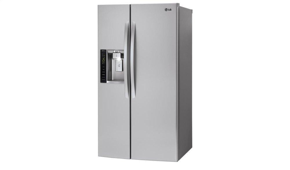 Lg LSXC22426S 22 Cu. Ft. Smart Wi-Fi Enabled Side-By-Side Counter-Depth Refrigerator