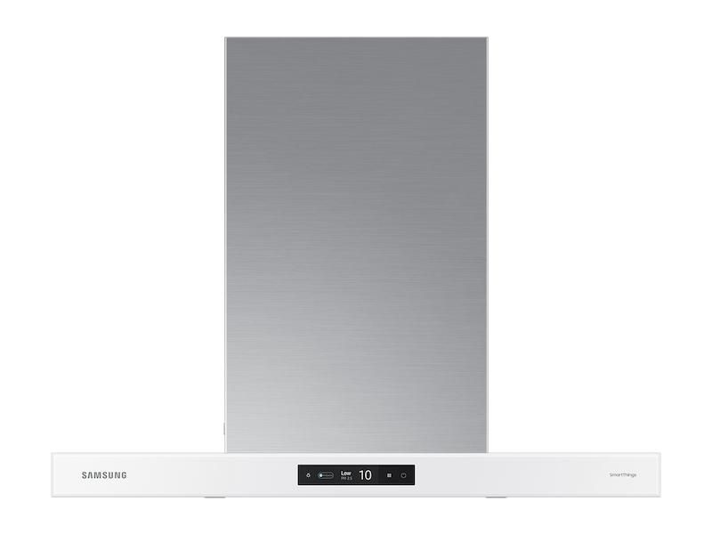 Samsung NK30CB700W12 30" Bespoke Smart Wall Mount Hood With Lcd Display In Clean White
