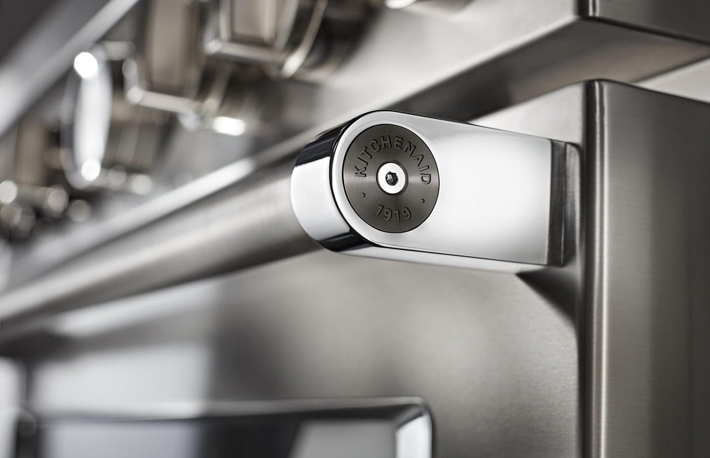 Kitchenaid W11368841BO Kitchenaid® Commercial-Style Range Handle Medallion Kit - Black