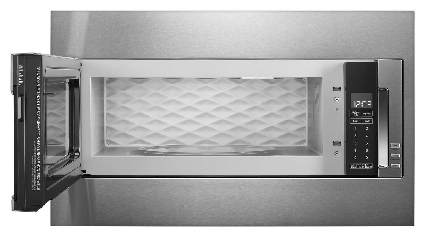 Kitchenaid KMBT5511KSS 1000 Watt Built-In Low Profile Microwave With Standard Trim Kit - Stainless Steel