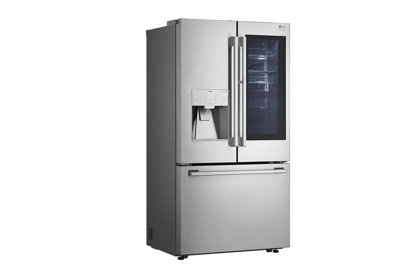 Lg SRFVC2416S Lg Studio 24 Cu. Ft. Smart Instaview® Door-In-Door® Large Capacity Counter-Depth Refrigerator With Craft Ice™ Maker