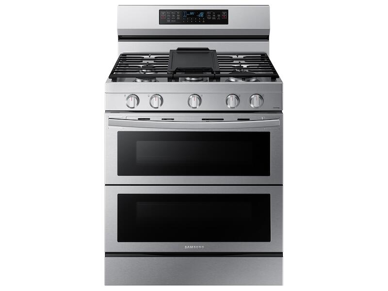 Samsung NX60A6751SS 6.0 Cu. Ft. Smart Freestanding Gas Range With Flex Duo&#8482;, Stainless Cooktop & Air Fry In Stainless Steel