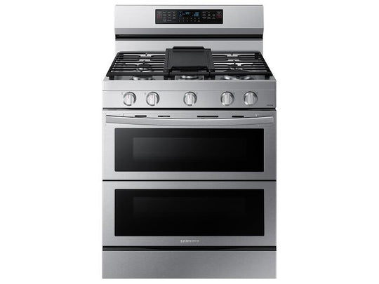 Samsung NX60A6751SS 6.0 Cu. Ft. Smart Freestanding Gas Range With Flex Duo™, Stainless Cooktop & Air Fry In Stainless Steel