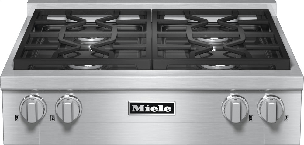 Miele KMR1124LPCLEANSTEEL Kmr 1124 Lp - Rangetop With 4 Burners For Professional Applications