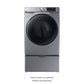 Samsung DVE45R6100P 7.5 Cu. Ft. Electric Dryer With Steam Sanitize+ In Platinum
