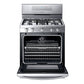 Samsung NX58F5700WS 5.8 Cu. Ft. Gas Range With True Convection In Stainless Steel