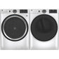 Ge Appliances GFV55ESSNWW Ge® Long Vent 7.8 Cu. Ft. Capacity Smart Electric Dryer With Sanitize Cycle
