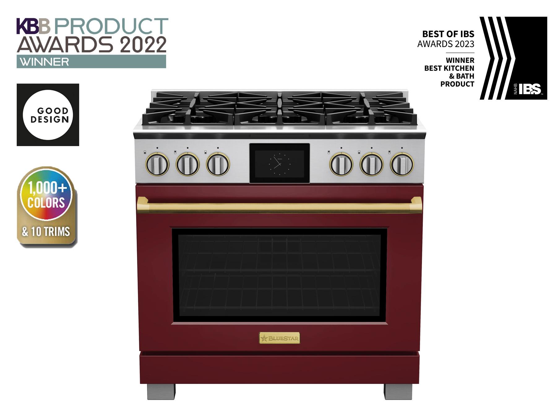 Bluestar BSDF366B 36" Dual Fuel Range