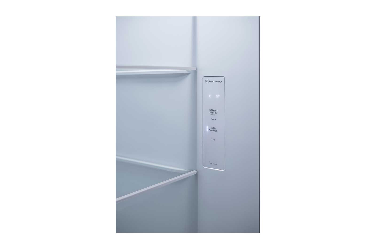 Lg LRSXS2706W 27 Cu. Ft. Side-By-Side Refrigerator With Smooth Touch Ice Dispenser
