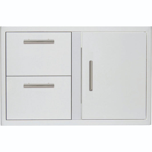 Blaze Grills BLZDDCRLTSC Blaze 32-Inch Access Door & Double Drawer Combo