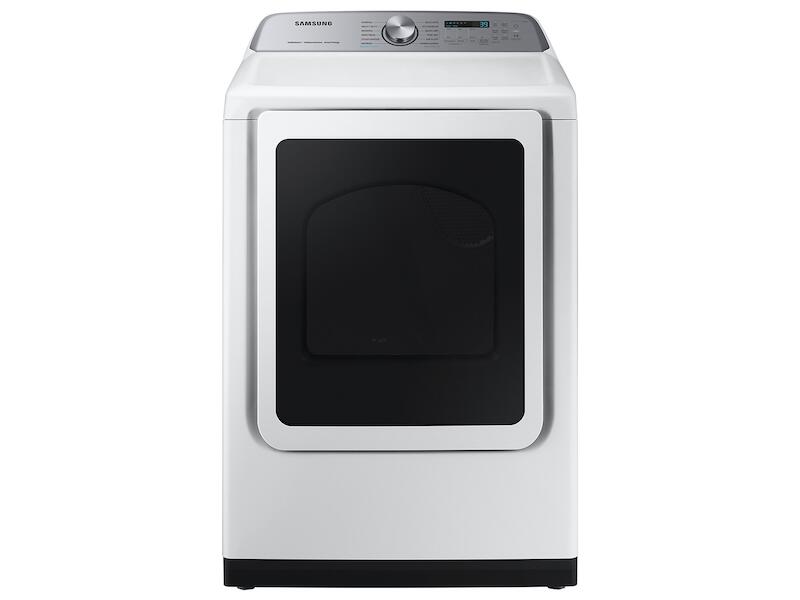 Samsung DVG52A5500W 7.4 Cu. Ft. Smart Gas Dryer With Steam Sanitize+ In White