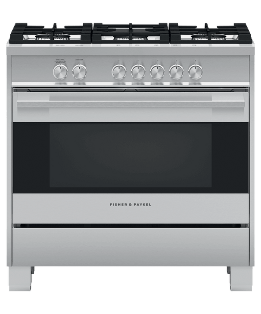Fisher & Paykel OR36SDG4X1 Gas Range, 36", 5 Burners
